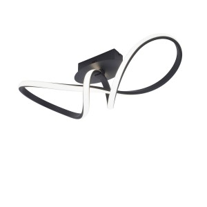 LAMPA SUFITOWA MARIA 1 PUNKTOWA CZARNY LEUCHTENDIREKT 15403-18