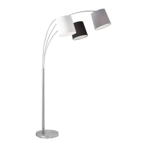 LAMPA PODŁOGOWA MELVIN 3 PUNKTOWA SREBRNY LEUCHTENDIREKT 15461-55