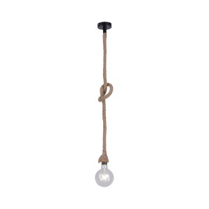 LAMPA WISZĄCA ROPE 1 CZARNY LEUCHTENDIREKT 15481-18