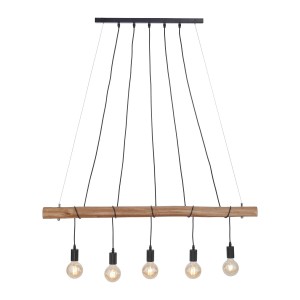 LAMPA WISZĄCA DAMIAN 5-PUNKTOWA CZARNY LEUCHTENDIREKT 15515-18