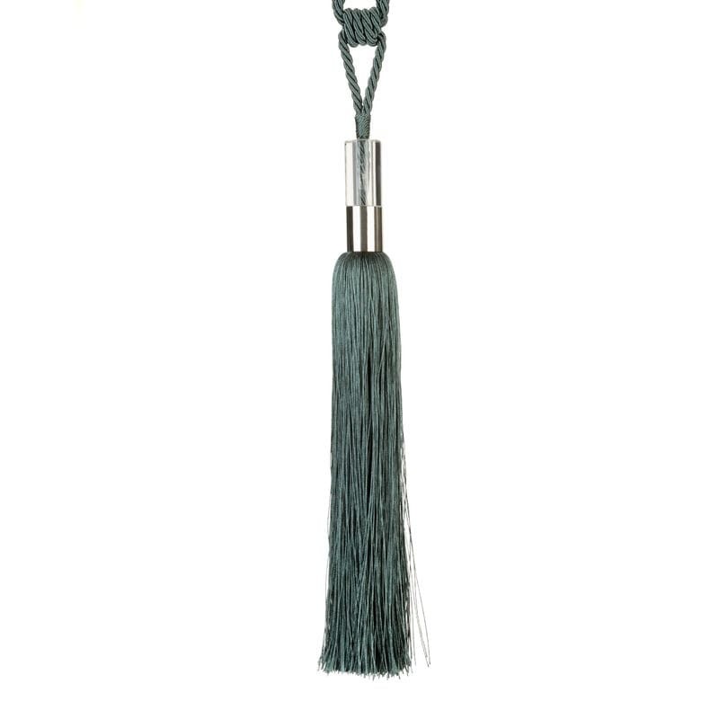 SZNUR UPINACZ DO ZASŁON CHWOST 72X33 CM NIEBIESKI