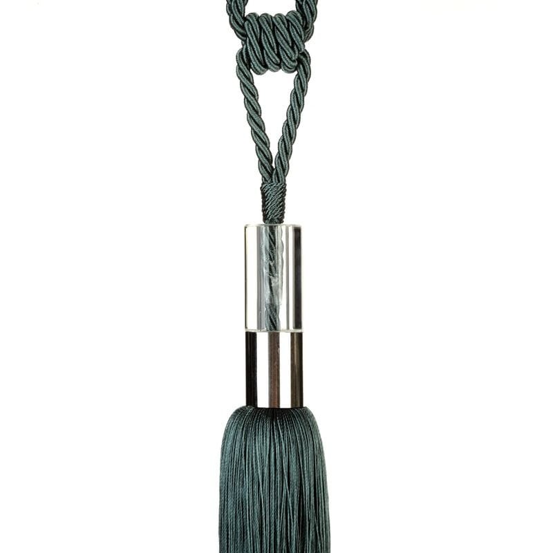 SZNUR UPINACZ DO ZASŁON CHWOST 72X33 CM NIEBIESKI