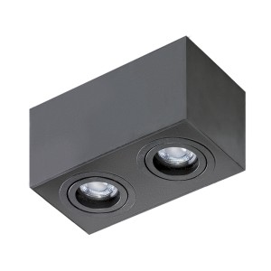 Plafon BRANT 2 SQUARE black (AZ2827) - AZZARDO