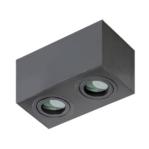 Plafon BRANT 2 SQUARE IP44 black (AZ2879) - AZZARDO