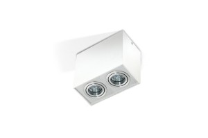 Plafon ELOY 2 white/aluminium (AZ1354 | GM4204-WH-ALU) - AZZARDO