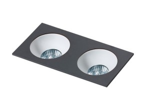 Lampa wpuszczana HUGO 2 DOWNLIGHT black (AZ1740 | GM2203-BK) - AZZARDO