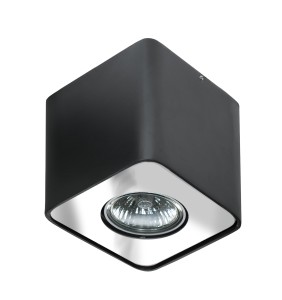 AZZARDO NINO 1 BLACK/CHROM PLAFON AZ0736