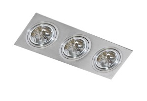 Lampa wpuszczana SIRO 2 aluminium (AZ0770 | GM2200-ALU) - AZZARDO