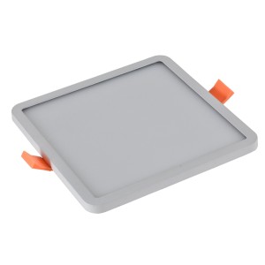 AZZARDO SLIM 9 SQUARE 4000K WHITE IP44 AZ4376