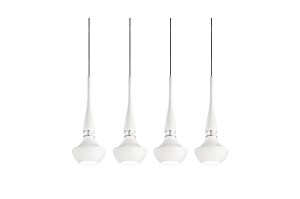 AZZARDO TASOS 4 LAMPA WISZACA WHITE AZ0884