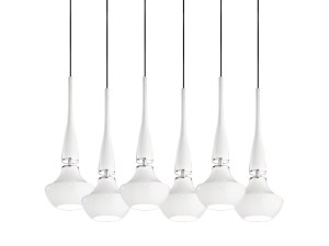 Lampa wisząca Tasos 4 kol. BIAŁY (MD2095b-4W) - Azzardo - żyrandol