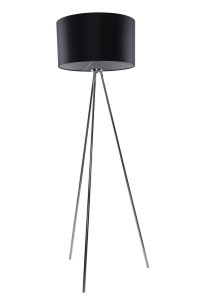 Lampa stojąca FINN kol. CZARNY/CHROM (FL-12025 CH) Azzardo
