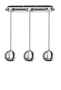 Lampa wisząca Gulia 3 - chrom (AZ0637) - Azzardo - żyrandol