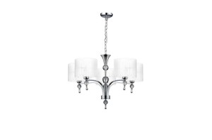 Lampa wisząca Impress 5 - biała (1976-5PWH) - Azzardo - żyrandol