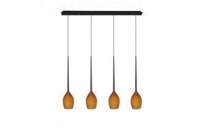 AZZARDO IZZA 4 LAMPA WISZACA AMBER AZ1227