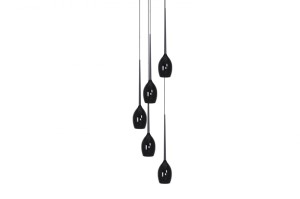 AZZARDO IZZA 5 BLACK WISZACA AZ0312