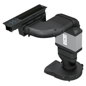 Bora Classic 2.0 zestaw system wyciągu oparów All Black CKASE2AB