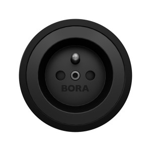 Bora Gniazdo wtykowe typ E All Black USTEAB