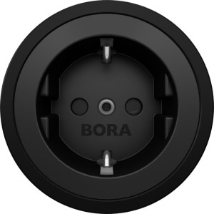 Bora Gniazdo wtykowe typ F All Black USTFAB