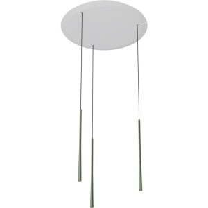 Bora Lampa wisząca Stars w potrójnym układzie okrągłym – butelkowa zieleń LSZMG