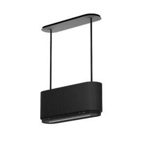 Okap wyspowy 90 cm czarny LED 550 m3/h gesty Ciarko CDW9001B/B
