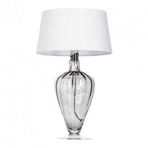 4Concept Lampa stołowa Bristol Transparent Black L046311501