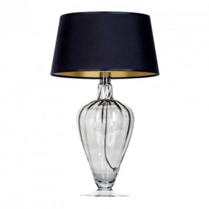 4Concept Lampa stołowa Bristol Transparent Black L046311514