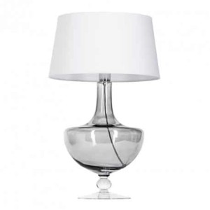 4Concept Lampa stołowa Oxford Transparent Black L048311501