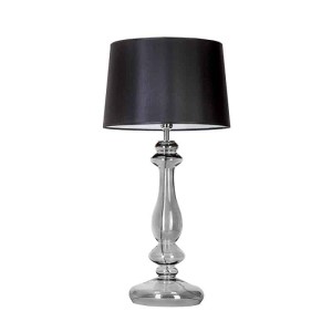 4Concept Lampa stołowa Versailles Transparent Black L204361247