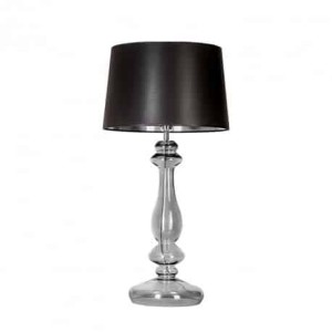 4Concept Lampa stołowa Versailles Transparent Black L204361261