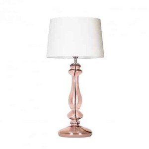 4Concept Lampa stołowa Versailles Transparent Copper L204461228