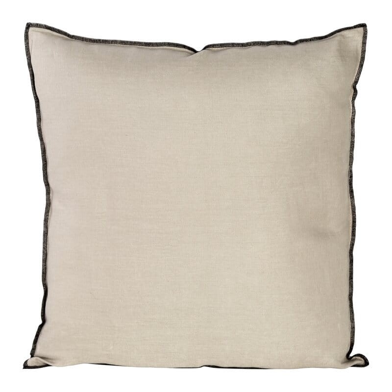 POSZEWKA DEKORACYJNA BAWEŁNA LEN 45X45 CM BEŻOWA