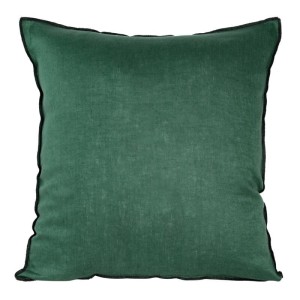 POSZEWKA DEKORACYJNA BAWEŁNA LEN 45X45 CM ZIELONA