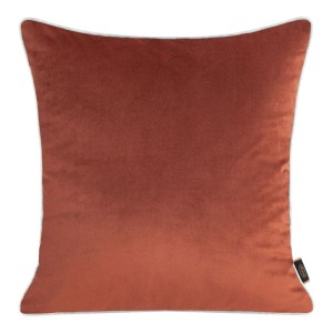 POSZEWKA WELUROWA VELVET 45X45 CM CEGLANA RUDA
