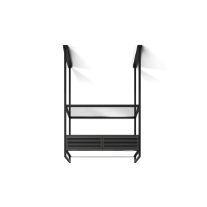 Elica - Okap wyspowy OPEN SUITE SUPERIOR BL/F/80 Czarny