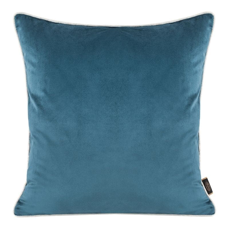 POSZEWKA WELUROWA VELVET 45X45 CM NIEBIESKA