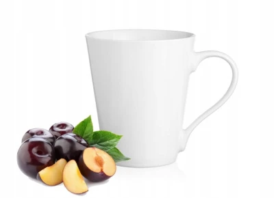 Ceramiczny Kubek Biały 280 ml do Kawy Herbaty 6 szt Komplet Zestaw