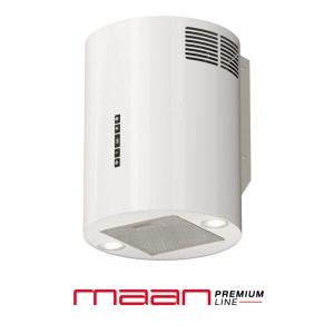 Maan Okap przyścienny tuba Elba Mini W 431 biała OELBW431D4KS.S3.BI_EO