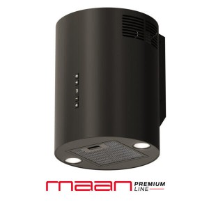 Maan Okap przyścienny tuba Elba Mini W 431 czarna OELBW431D4KS.S3CZ.MC_EO