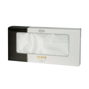 Obrus Paris 85x85 cm biały, 180 GSM, poliester 86%, bawełna 14%