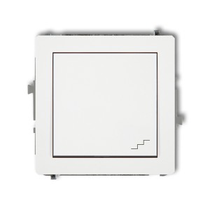 Mechanizm łącznika schodowego Karlik DECO biały DWP-3