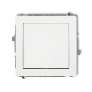 Mechanizm łącznika krzyżowego (jeden klawisz bez piktogramu) Karlik DECO biały DWP-6.1