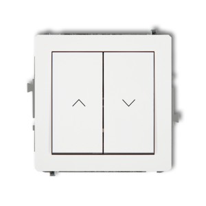Mechanizm łącznika żaluzjowego z podtrzymaniem Karlik DECO biały DWP-88