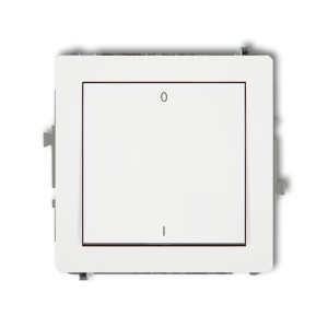 Mechanizm łącznika dwubiegunowego Karlik DECO biały DWP-9