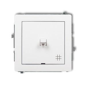 Mechanizm łącznika krzyżowego w stylu amerykańskim Karlik DECO biały DWPUS-6