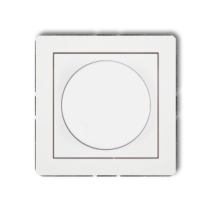 Mechanizm elektronicznego regulatora oświetlenia przyciskowo-obrotowego Karlik DECO biały DRO-1