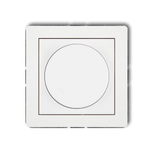 Mechanizm elektronicznego regulatora oświetlenia przyciskowo-obrotowego do lamp LED Karlik DECO biały DRO-2