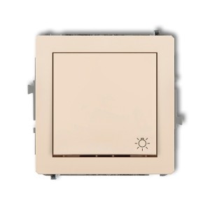 Mechanizm łącznika zwierny światło Karlik DECO beżowy 1DWP-5