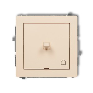 Mechanizm łącznika zwierny dzwonek w stylu amerykańskim Karlik DECO beżowy 1DWPUS-4