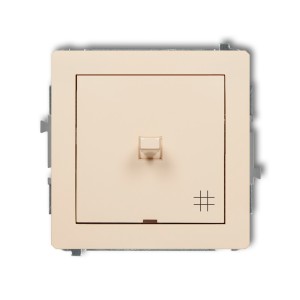 Mechanizm łącznika krzyżowego w stylu amerykańskim Karlik DECO beżowy 1DWPUS-6